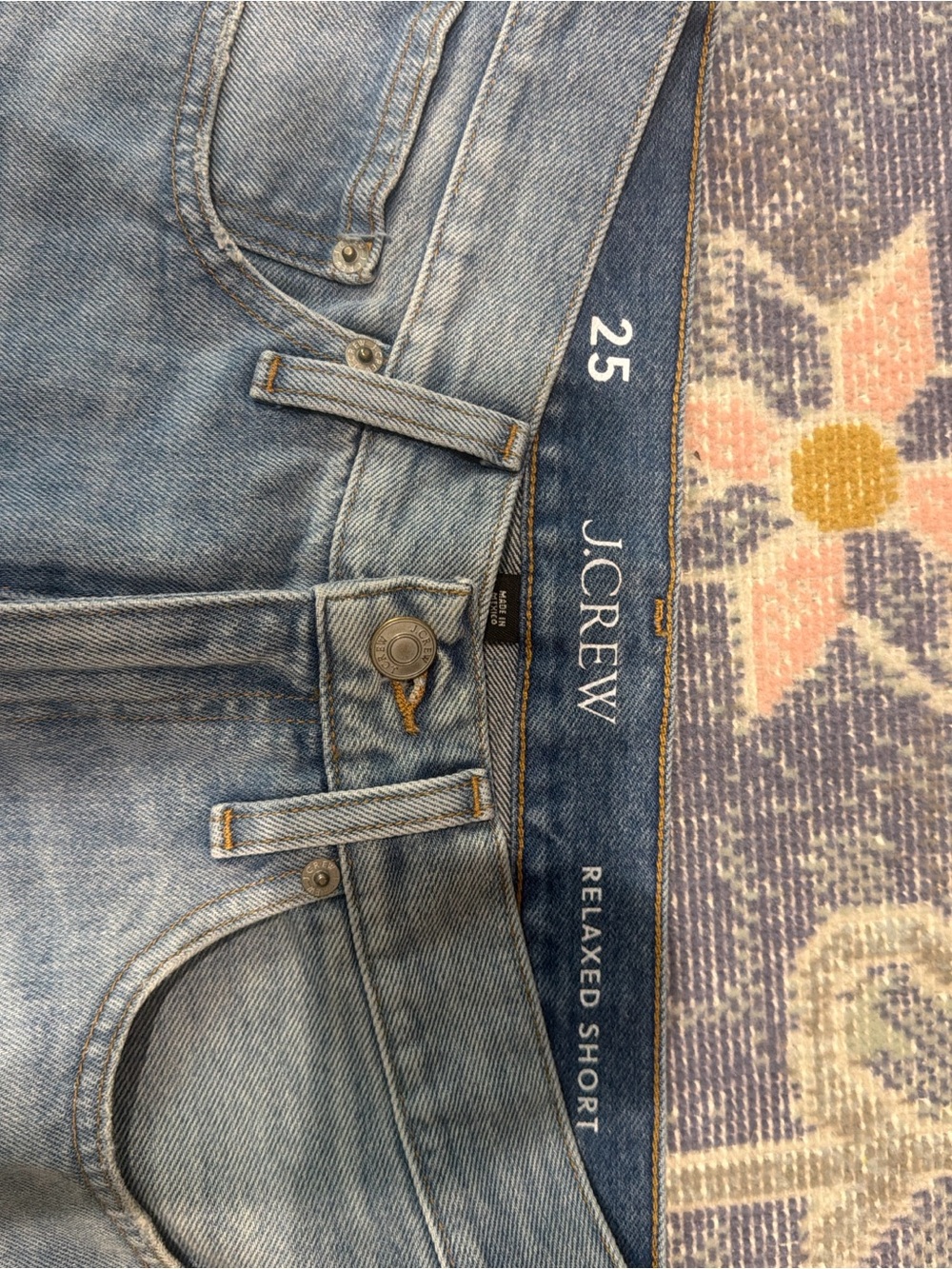 J. Crew Light Blue Relaxed Short Jeans